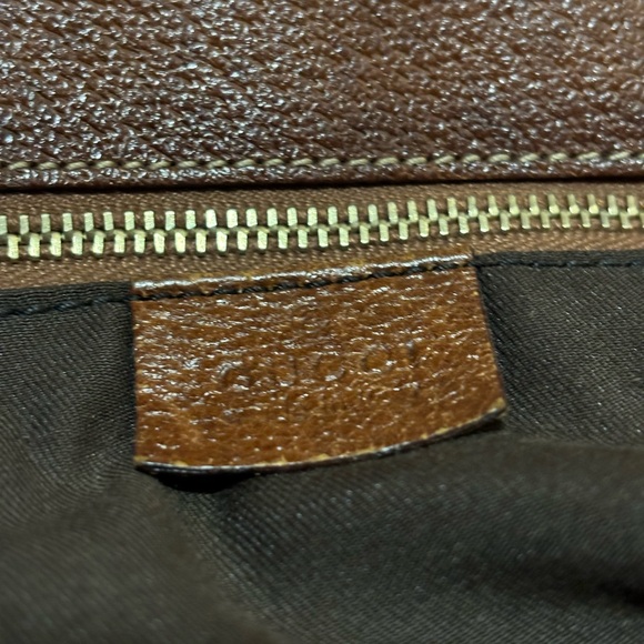 RARE AUTHENTIC VINTAGE GUCCI BAMBOO HANDLED SHOULDER BAG - Picture 6 of 7